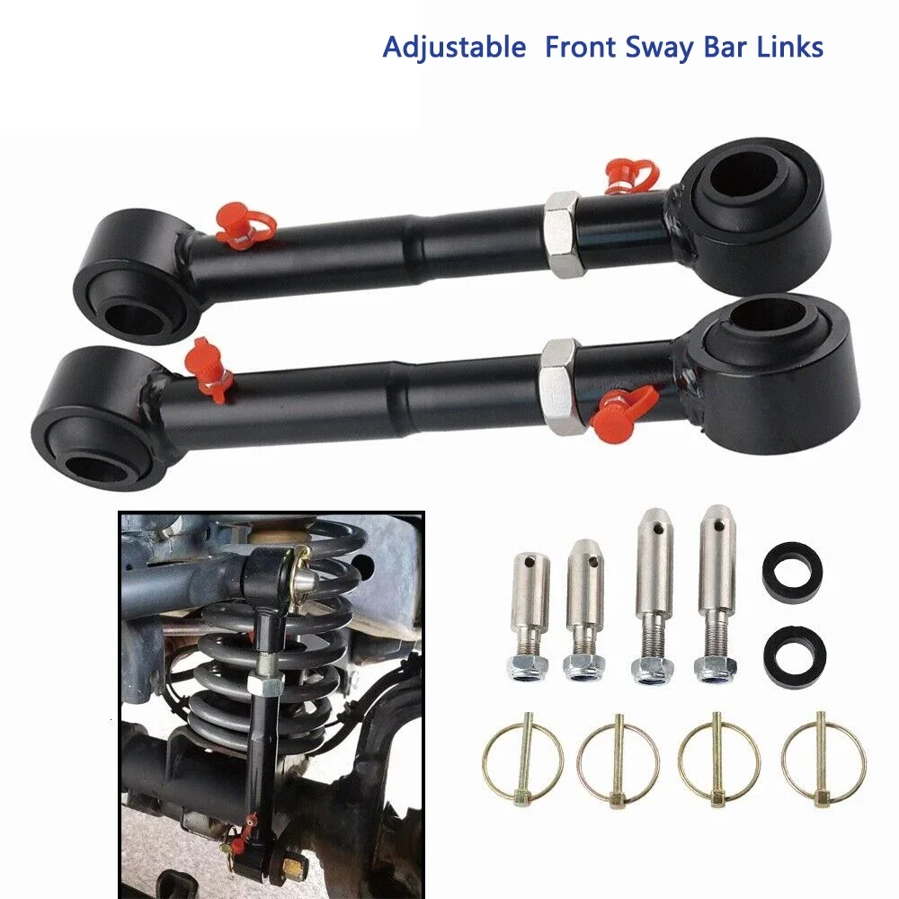 Replacement front sway bar link disconnects with a lift height of 2.5''-6