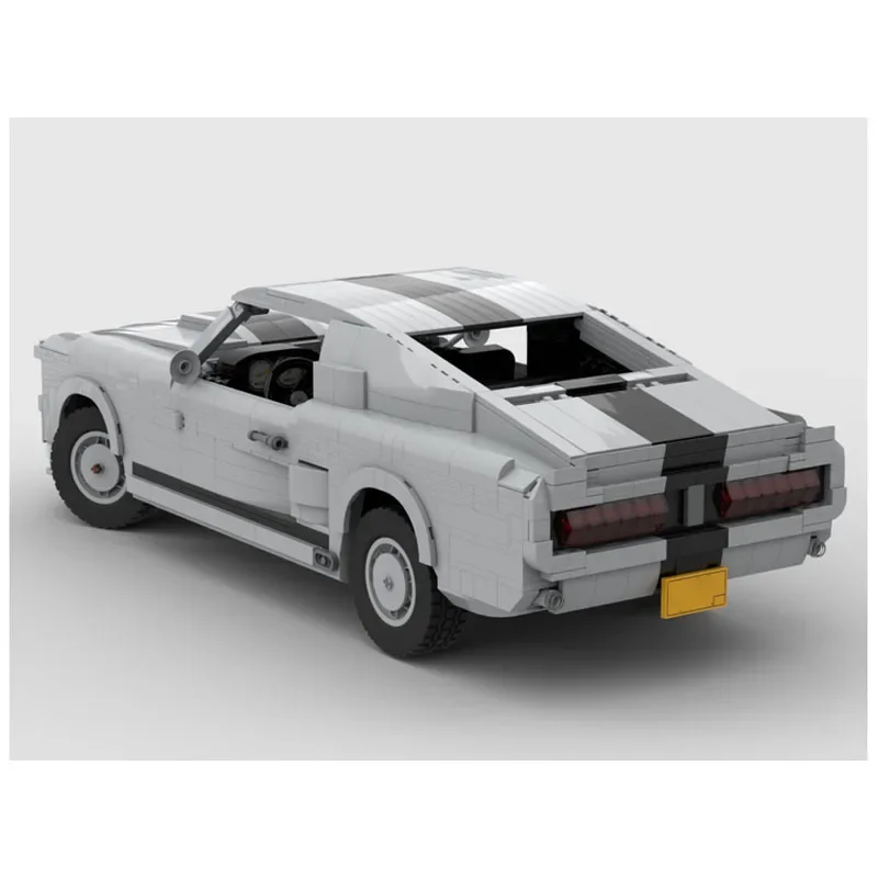 MOC-121991GT-500 One of The Classic Sports Cars Assembled Splicing Block Model2339building Blockpartschildren'sbirthday Toy Gift