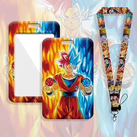 DRAGON BALL PVC-kortplånböcker Anime-tryck Autentiseringsuppgifter Son Goku Kreditkortshållare Nyckelring Serietidning Periferi Badgehållare 8 best sales Cartera Dragon Ball - №2
