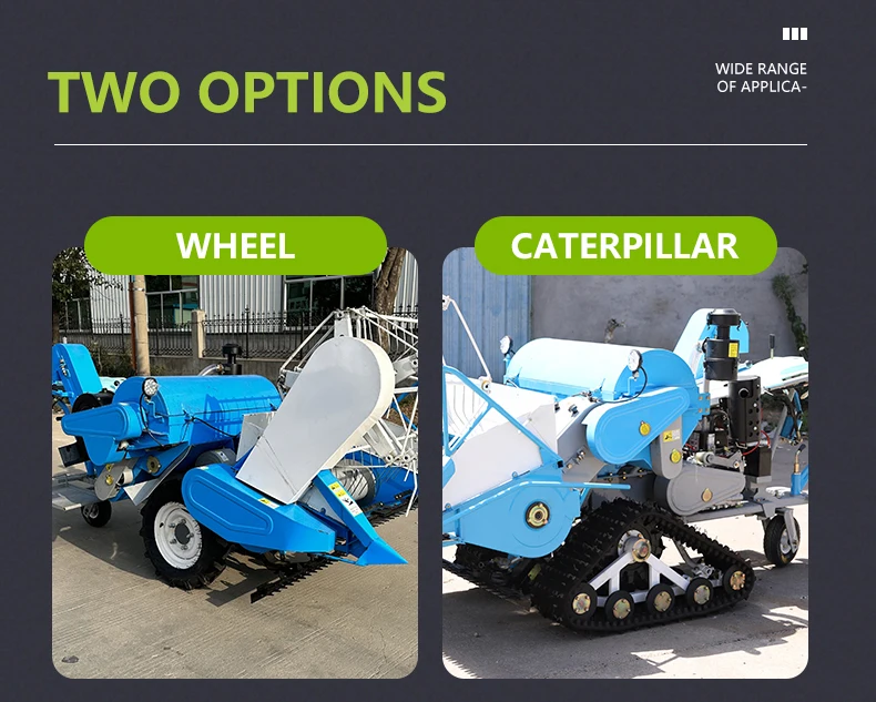 New Model Wheat Cutter Mini Harvester Wide Rice Harvester Is Sold at a Low Price