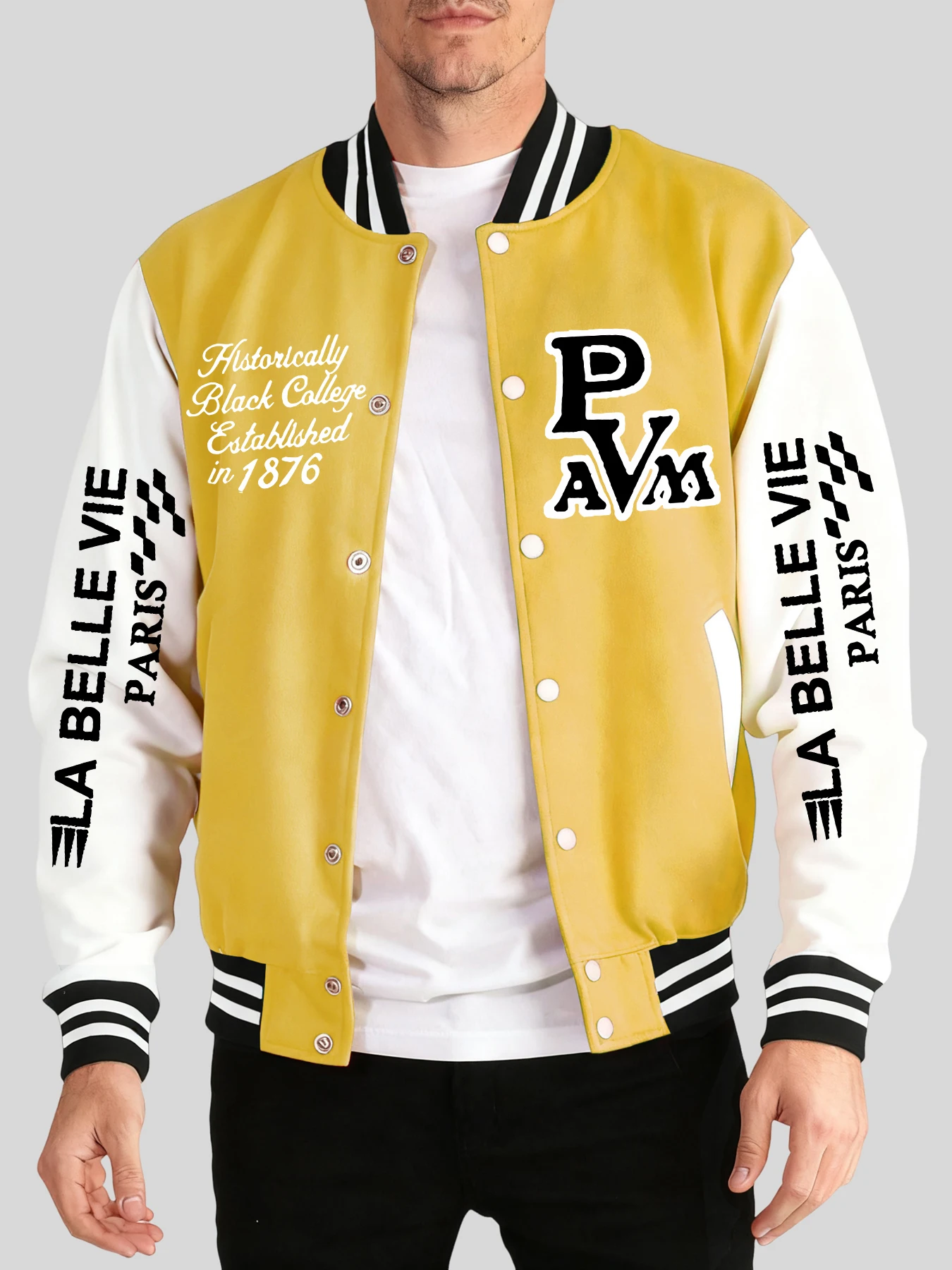 

La Belle Vie Paris уличная одежда с принтом, мужская уличная модная бейсбольная форма, удобные топы большого размера, осенне-зимняя куртка, теплая одежда