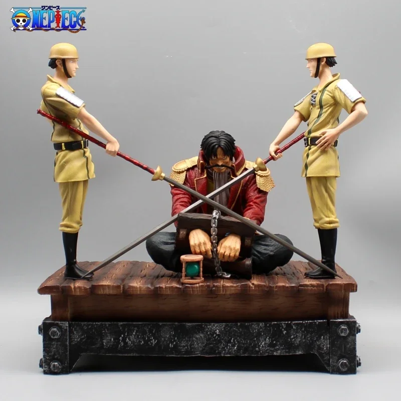 

26cm One Piece Anime Figure Gol D Roger Figure Pvc Gk Statue Figurine Model Doll Ornament Collection Room Decora Desk Toys Gift