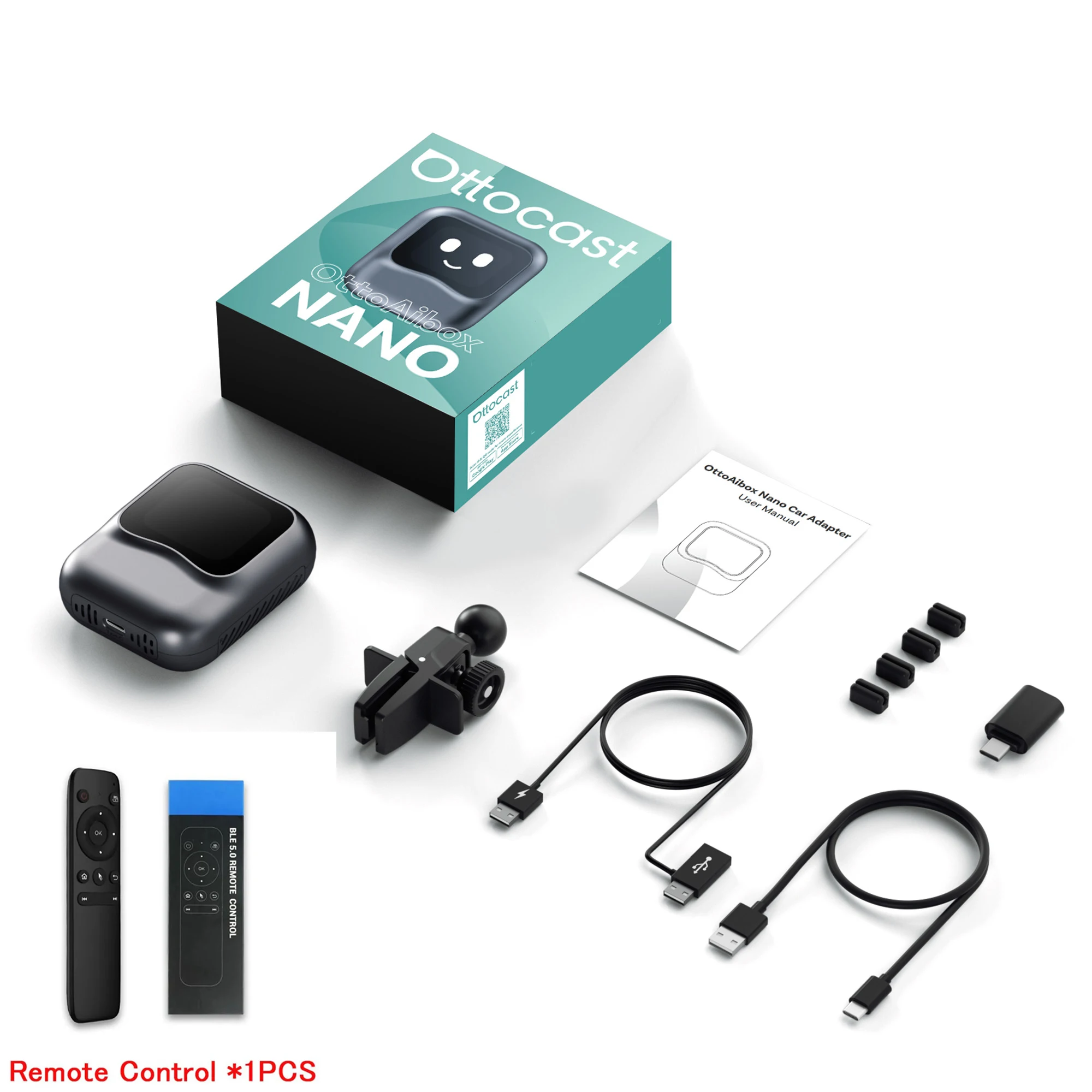Ottocast NANO 売り切り希望！ Ottocast NanoAI Smart Box 1.83 Inch Interactive Screen CloudSIM
