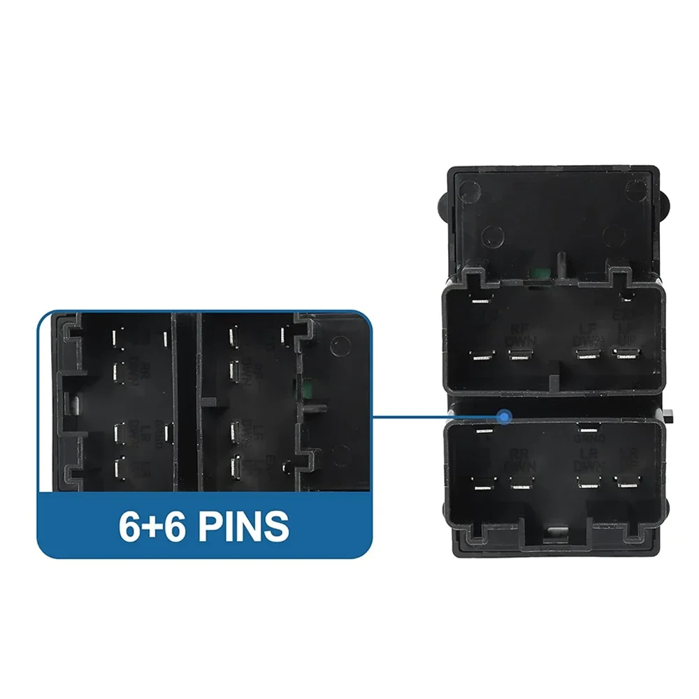 For Lincoln Town Car 1998 1999 2000 2001 2002 Electric Power Window Glass Lifter Control Switch Regulator Button F8VZ-14529-AA
