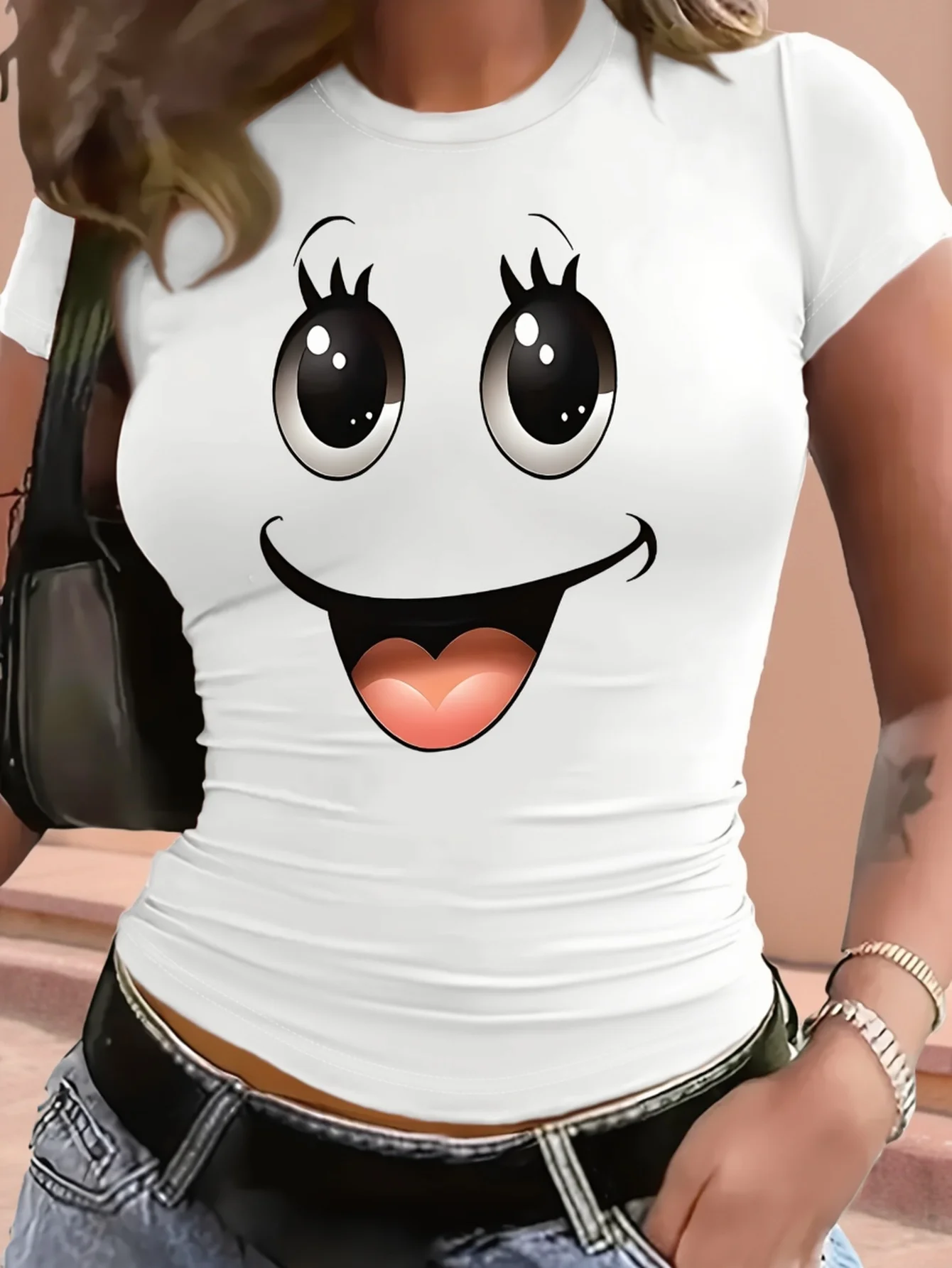 Summer Women's Women PARIS Italy Print T Shirt
