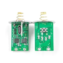 5 modo interruptor 3.7v tocha elétrica placa de circuito led tipo-c placa de elétrons de carregamento diy acessórios de iluminação portátil