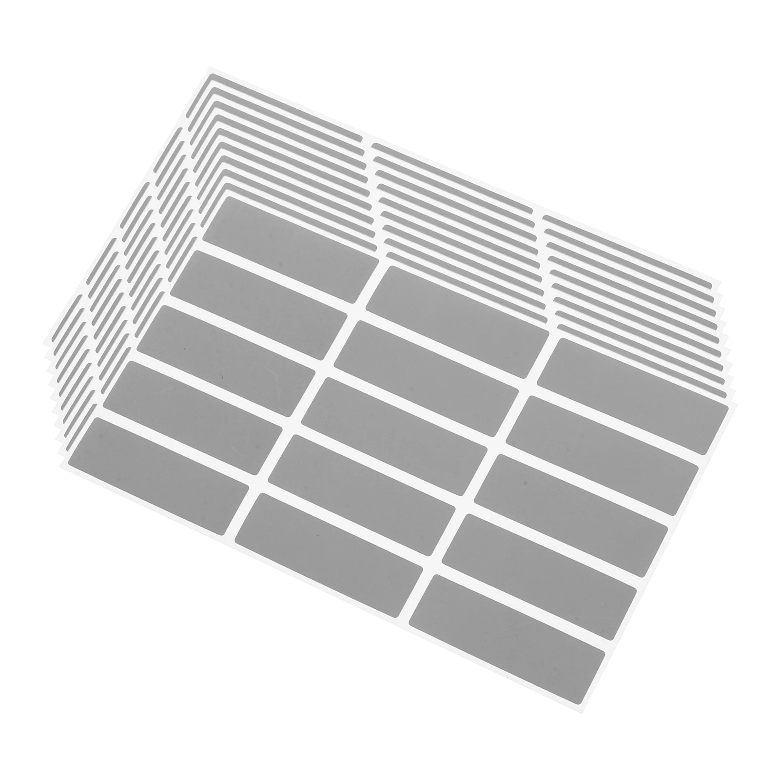 

150 Pcs Scratch Coated Stickers DIY Rectangle Self Adhesive PVC Material Wedding Bridal Baby Shower Games Cards Creative