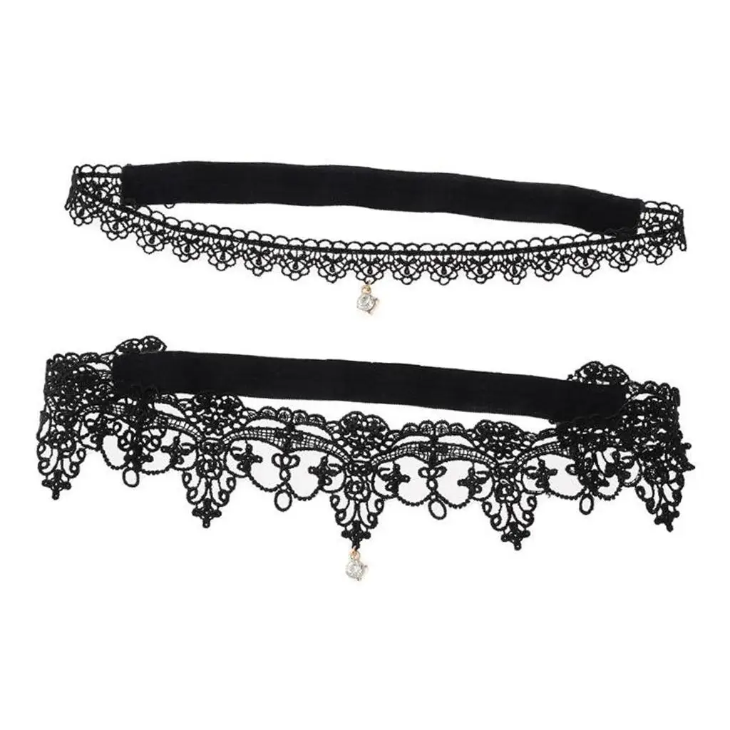 2pcs Wedding Garter Embroidery Floral Garters Women/Female/Bride Thigh Leg Loop