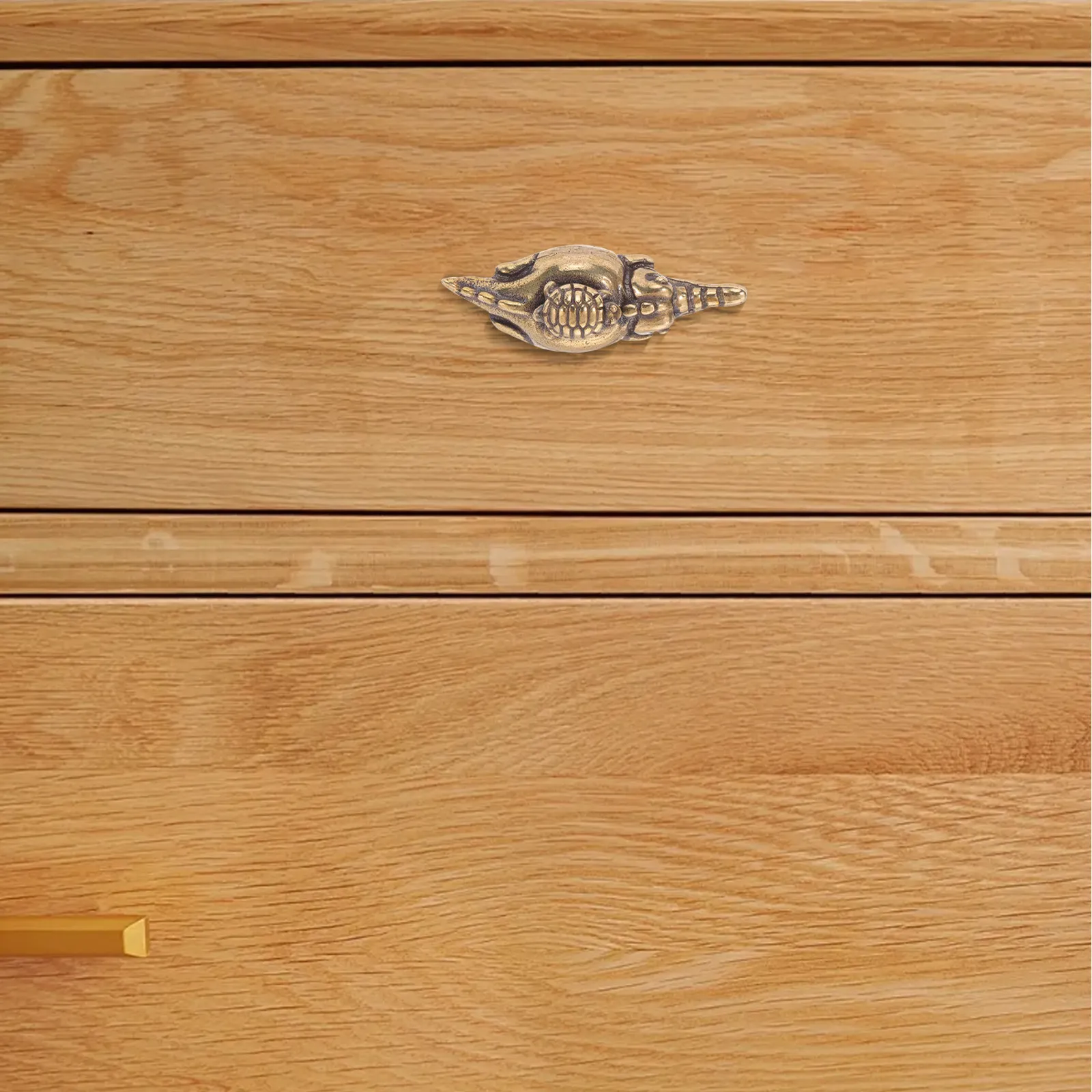 Brass Turtle on Alligator Cabinet Knob Vintage Decorative Pull Handle for Kitchen Bedroom Bathroom Retro Brass Door Hardware