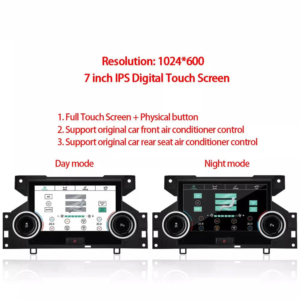 NaviHua For Land Rover Discovery 4 LR4 2010-2016 AC Panel Touch Screen Car Climate Control LCD  Air Conditioning Digital Panel