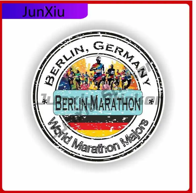 

Berlin Marathon Germany World Majors Cute Laptop Motorcycle Waterproof Auto Accessories Vinyl Decal For Car Truck SUV Window