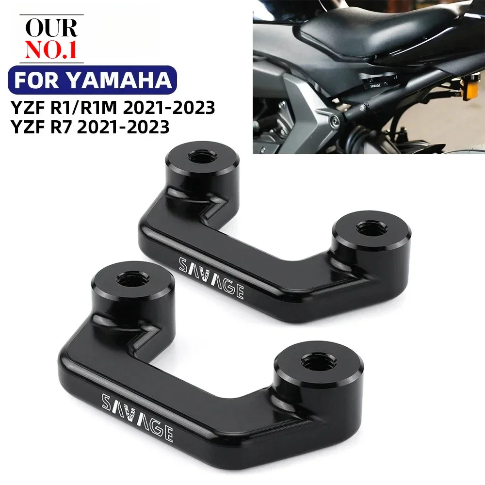 

For YAMAHA YZF R7 R1M R1 Motorcycle Passenger Pedal Remove Rear Foot Rest Blanking Plates Rear Foot Peg Pedal Support Eliminator
