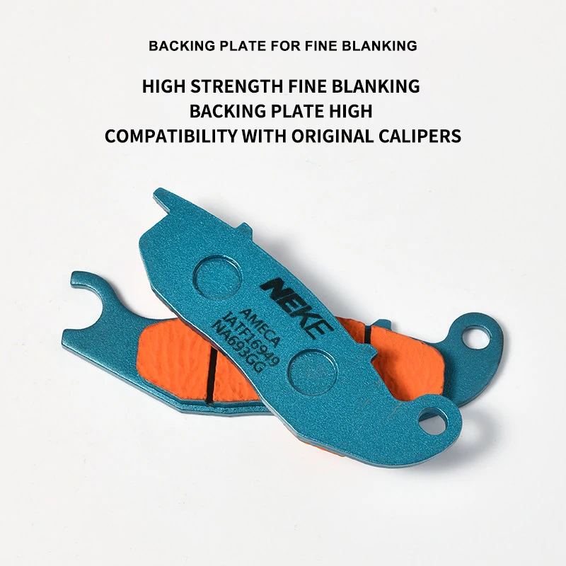 NEKE Carbon Ceramic Brake Pads for HONDA PCX160 PCX150 NS150 GX APRILIA SR200GT PIAGGIO Medley 125/150 Liberty 125/150 Scooter view 4