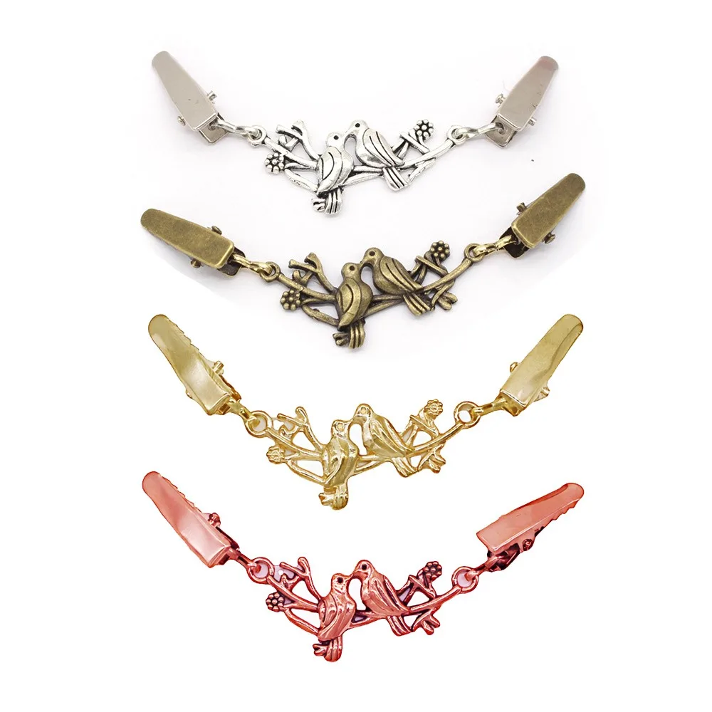 

Зажимы для свитеров в корейском стиле: броши-клипсы в виде животных и птиц для кардиганов, шалей, платьев, рубашек, воротников, а также зажимы для фиксации одежды сзади для женщин и девушек