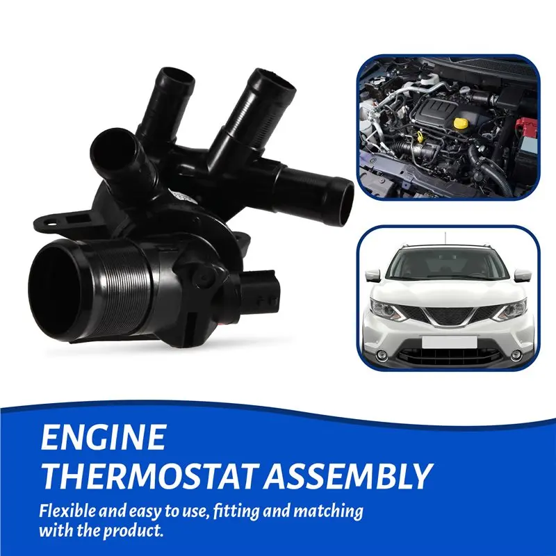 AB16-For Nissan Qashqai J11 X-Trail T32 Juke Renault Megane Scenic 1.2Tce Compatible OE 11061-00Q2H Coolant Thermostat