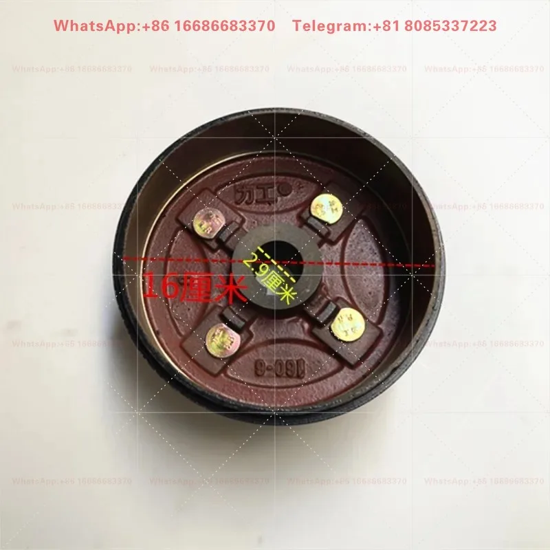Three wheeled Ligong 160-6 type brake pan rear wheel drum cover 6206 axle replacement