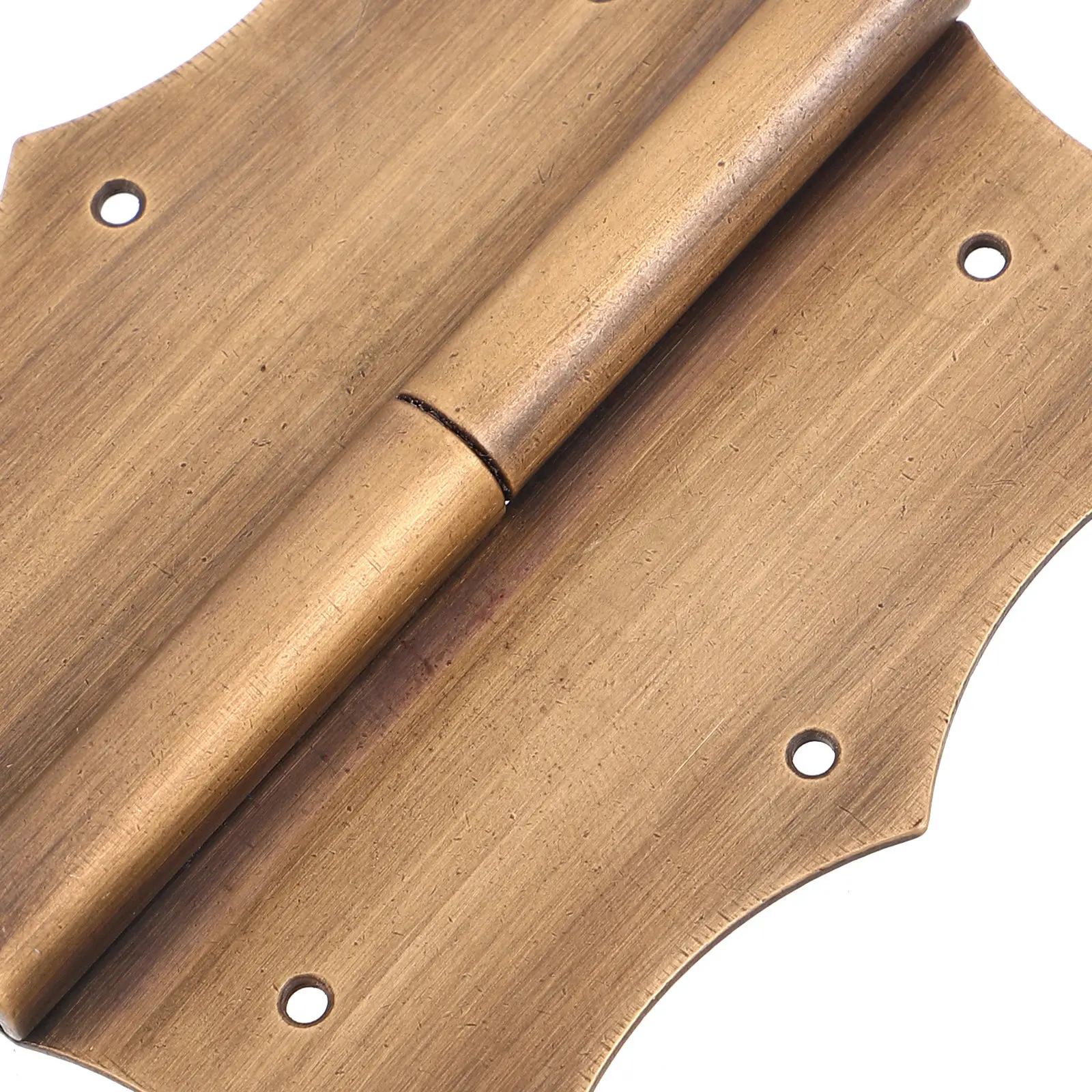 Copper Door Hinge Vintage Retro Style Smooth Operation Wear Resistant Thickened Hinge for Kitchen Bathroom Cabinet Woodworking