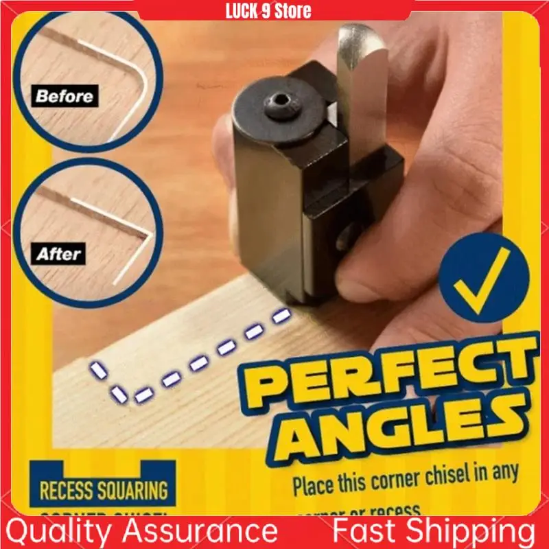 

1 PCS Woodworking Right-Angle Chisel Embedded Hinge Door Lock Groove Woodworking Tools Black