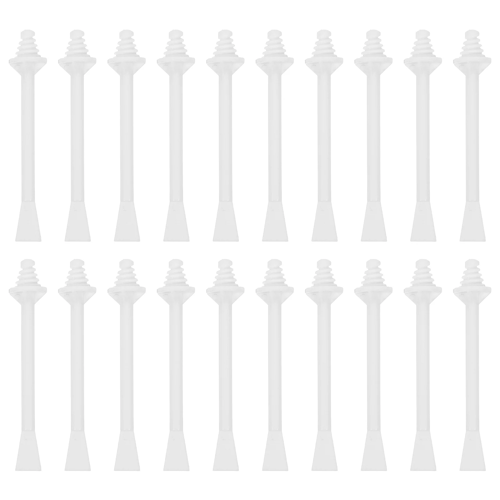

40 Pcs Disposable Hair Removal Wax Stick Craft Sticks Nose Remover Nasal Women Plastic Beauty Tool