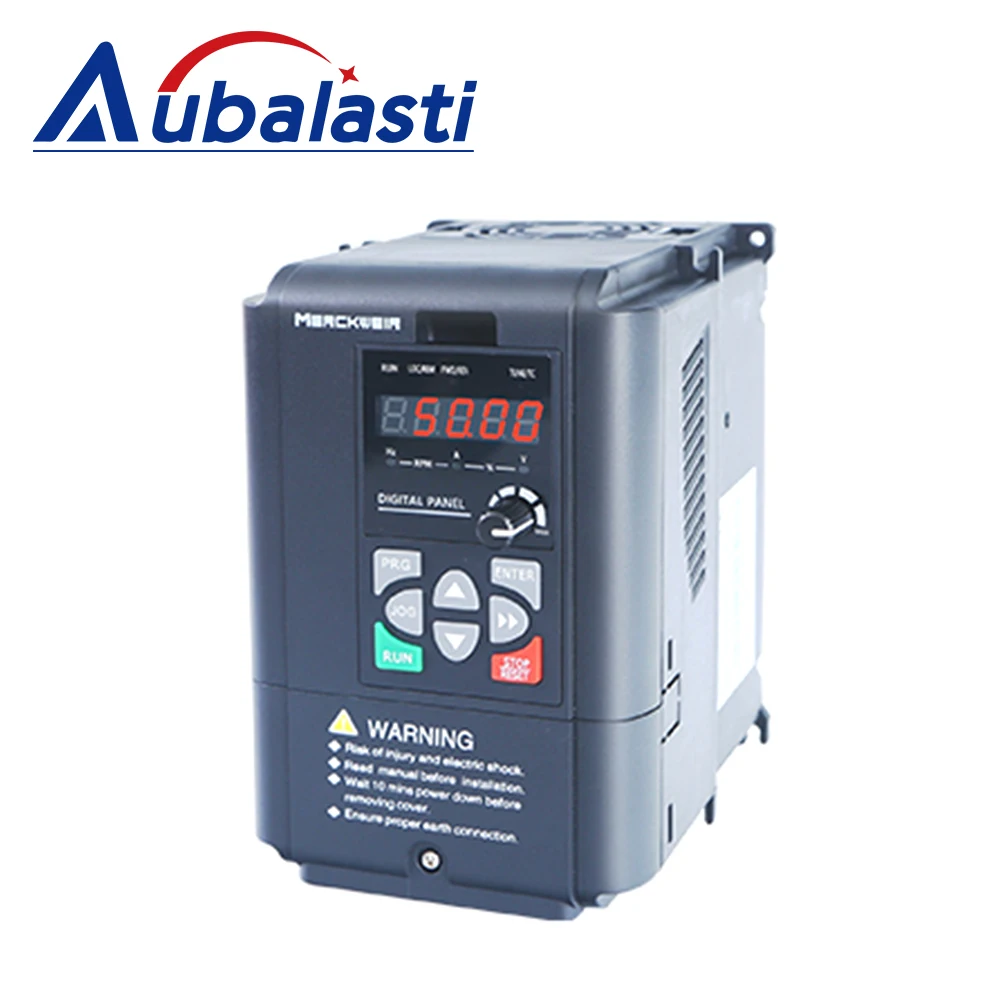 Aubalasti  MK600 Series Single Phase CNC VFD Inverter 220V 1.5-7.5KW 50-2000Hz Special for Engraving Machine