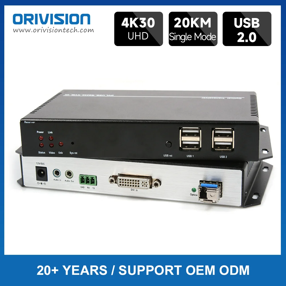 4K*2K Dvi Kvm Fiber… - image