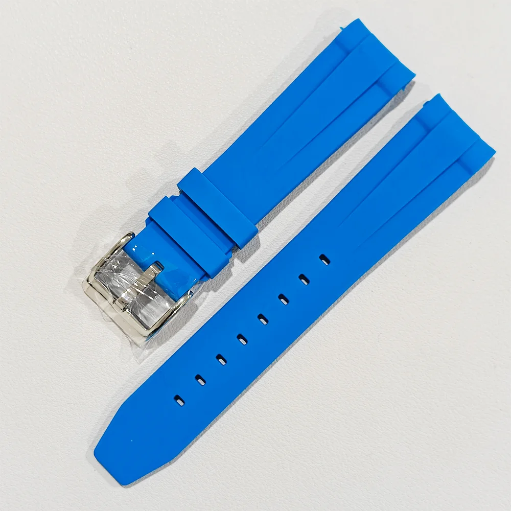 40MM Horlogekast Fit NH35 uurwerk Horlogekast Unidirectionele rotatie groen lichtgevend acryl transparant 20mm bandaccessoires