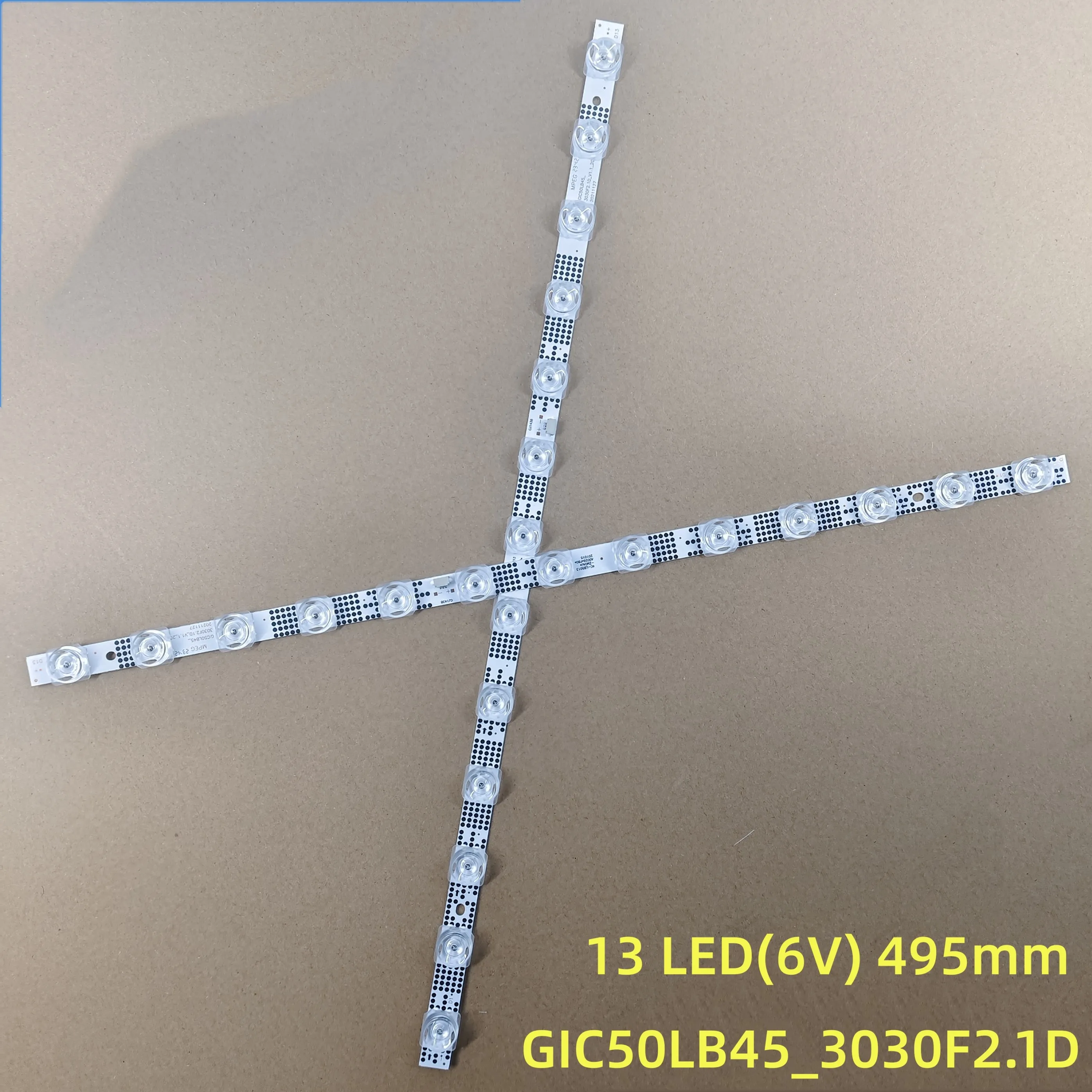Светодиодная лента для TCL 50P615 50G61 50S525 50S435 50S434 50S43 GIC50LB45_3030F2.1D 4C-LB5013-ZM06J LVU500NDEL 50F8 2X13 0803 50UG6320