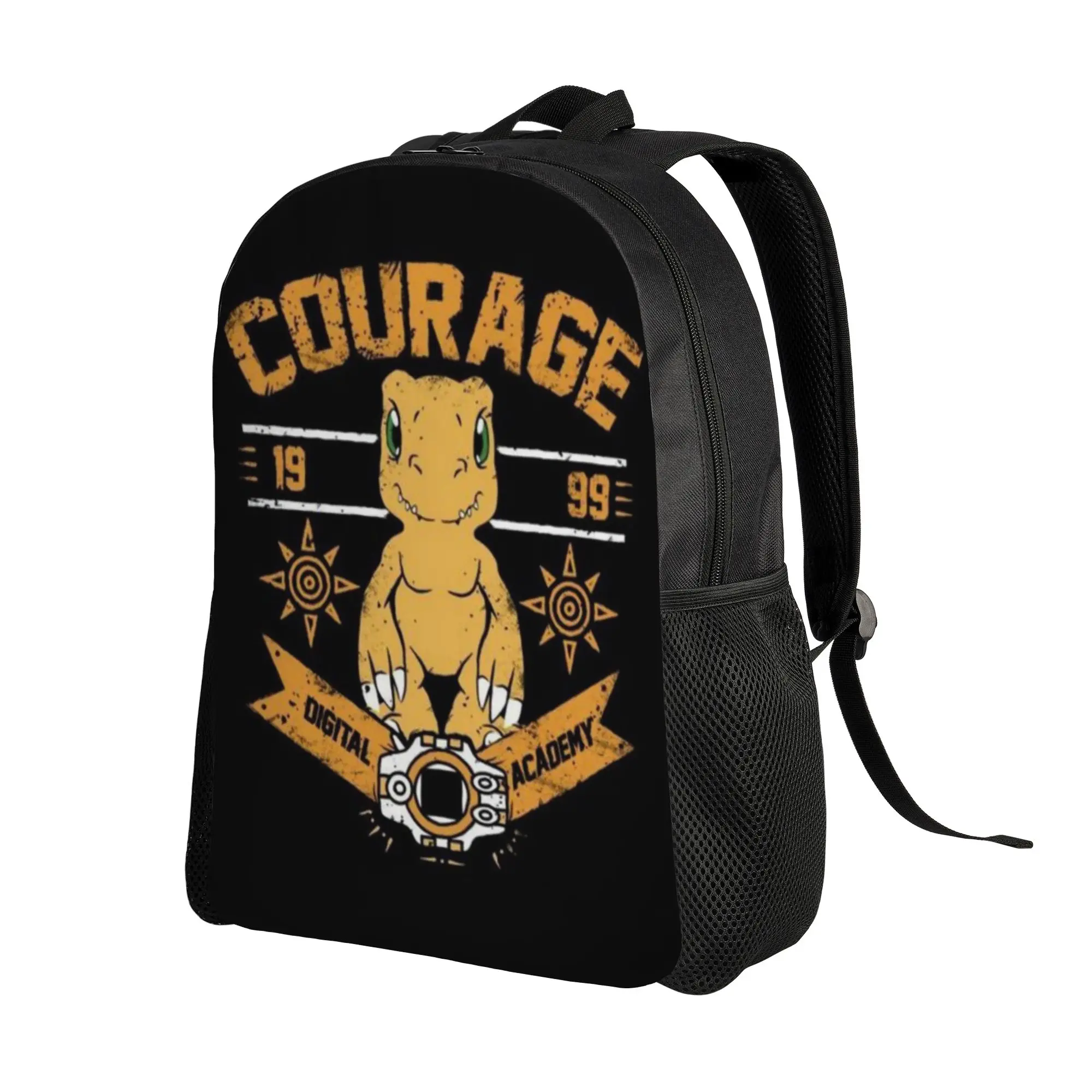 Back to school season Retro Washable Agumon (7) Daypack Digimon Couple Backpack