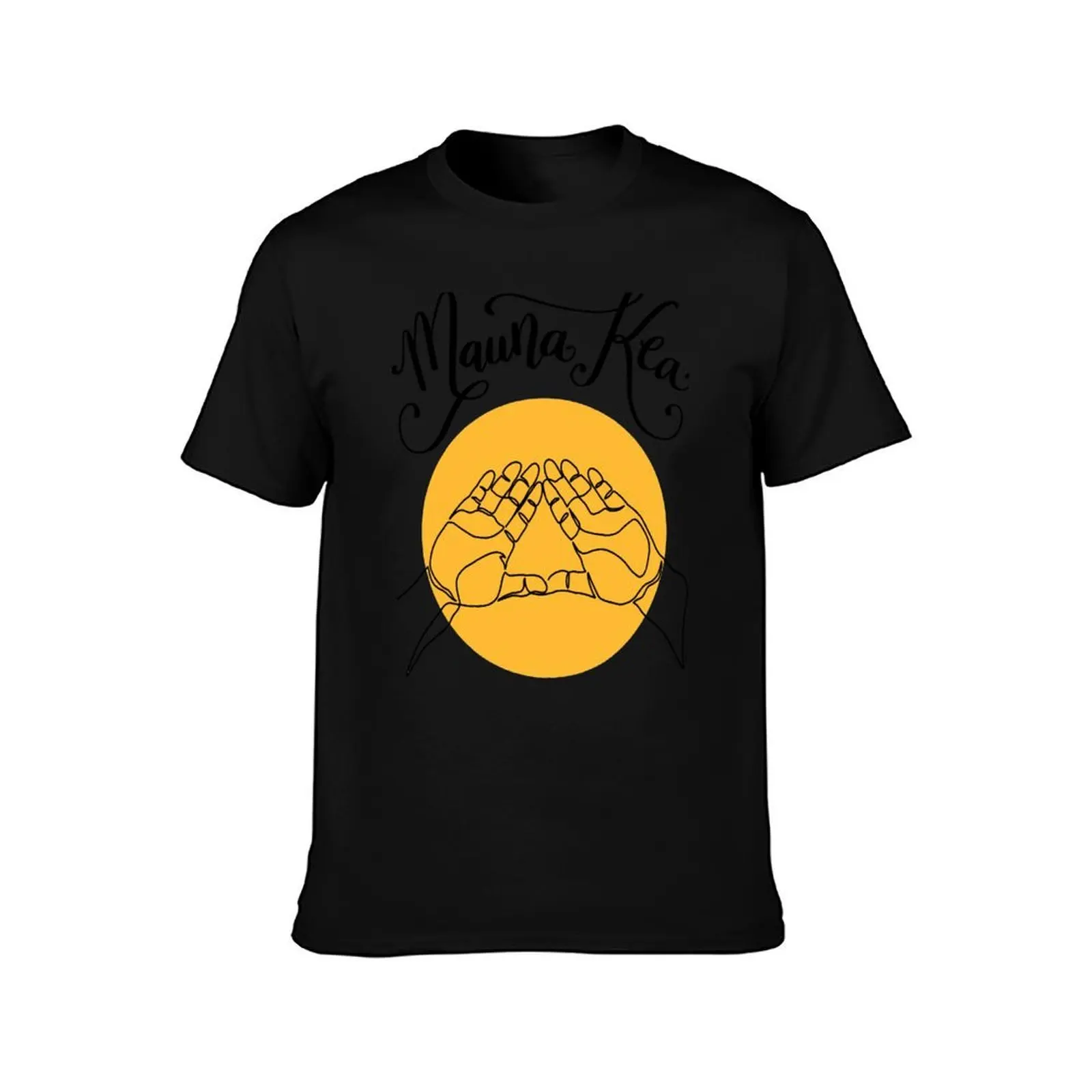 We Are Mauna Kea Mountain Hand Sign Aloha Aina Hawaii T-Shirt, Summer Casual Cotton Tee, Oversized Streetwear Tops, 100% Cotton