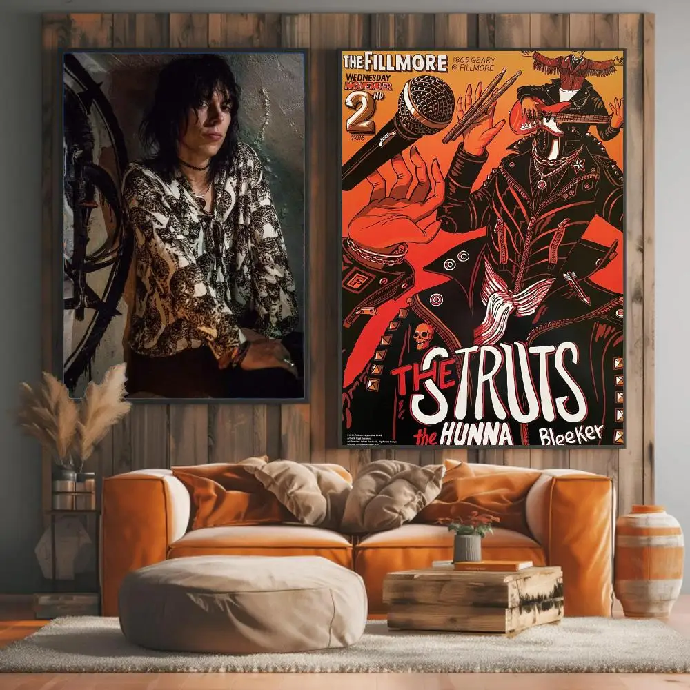 band T-The Struts-S Painting Calligraphy Elegant Botanical Decor for Living Room Modern Interior Design