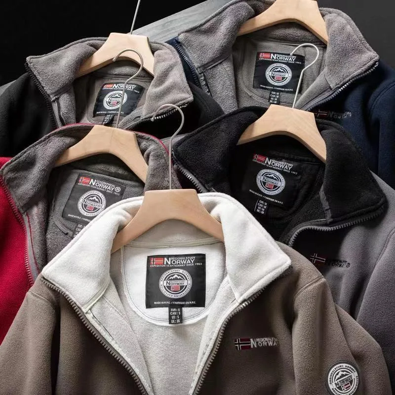 Top de moda cálido de lana transpirable y resistente al viento para deportes de otoño e invierno, chaqueta de patagonia gruesa y cálida para ocio