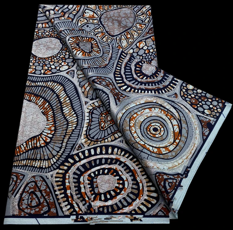 

2024 Grand Wax Super 100% Katoen Afrikaanse Wax Stof Hoge Kwaliteit Wax Print Ankara Stof Voor Naaien 6 ярдов Vrouwen Stof