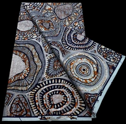 2024 Grand Wax Super 100% Katoen Afrikaanse Wax Stof Hoge Kwaliteit Wax Print Ankara Stof Voor Naaien 6Yards Vrouwen Stof