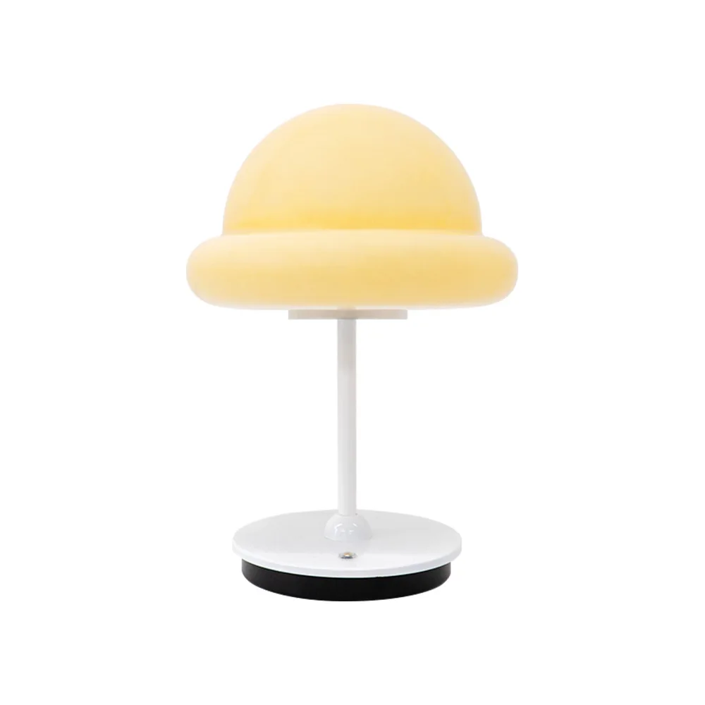 Simple Design Rechargeable Table Lamp Cute Color Decorative Ambient Light LED Bud Desk Lamp Bedroom Bedside Light
