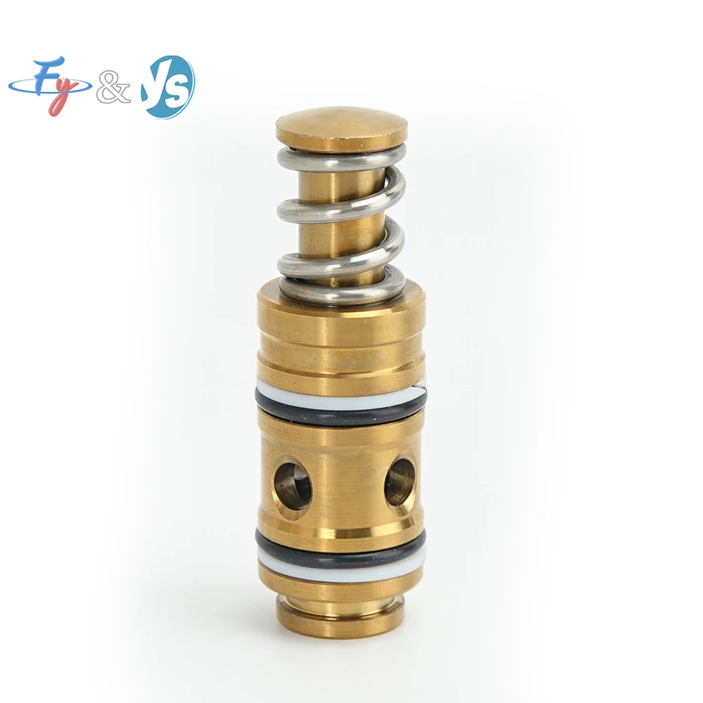 Brass Hydraulic Cartridge Valve Core High Pressure Washer Foot Valve Spool for 280MPa Ultra High Pressure Cleaning Machine
