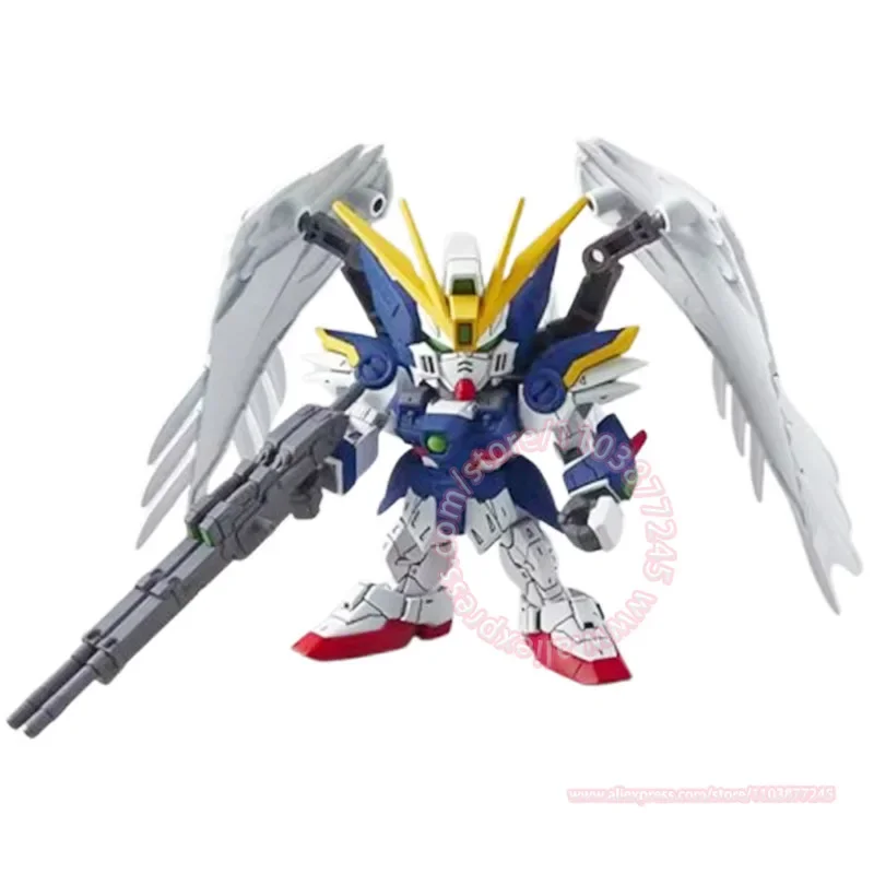 BANDAI SD EX-STANDARD XXXG-00W0 WING GUNDAM ZERO EW SDEX 004 BB Warrior Children's Toy Cartoon Model Birthday Gift Assembled