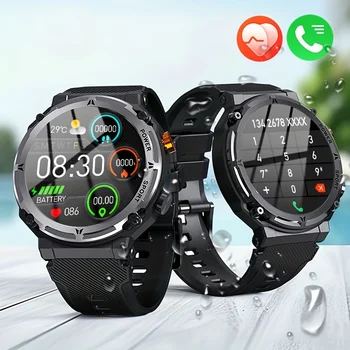 Men's outdoor smart watch with wireless calling, multiple sports modes, distance, pedometer, 3.53cm HD touch screen Men's outdoor smart watch with wireless calling, multiple sports modes, distance, pedometer, 3.53cm HD touch screen
