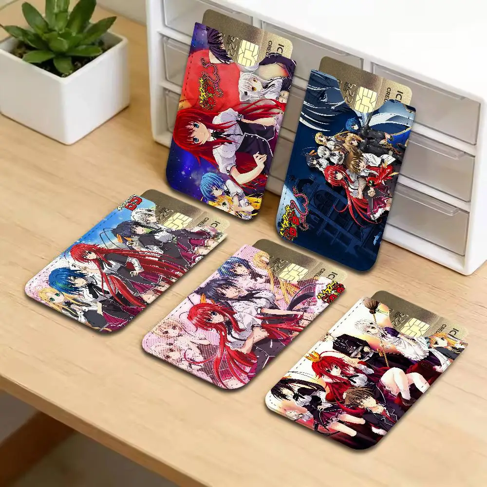 H-High S-School DxD Anime Credit ID Business Card Holder, Practical Pocket Gift for Outdoor Driving & Daily Use