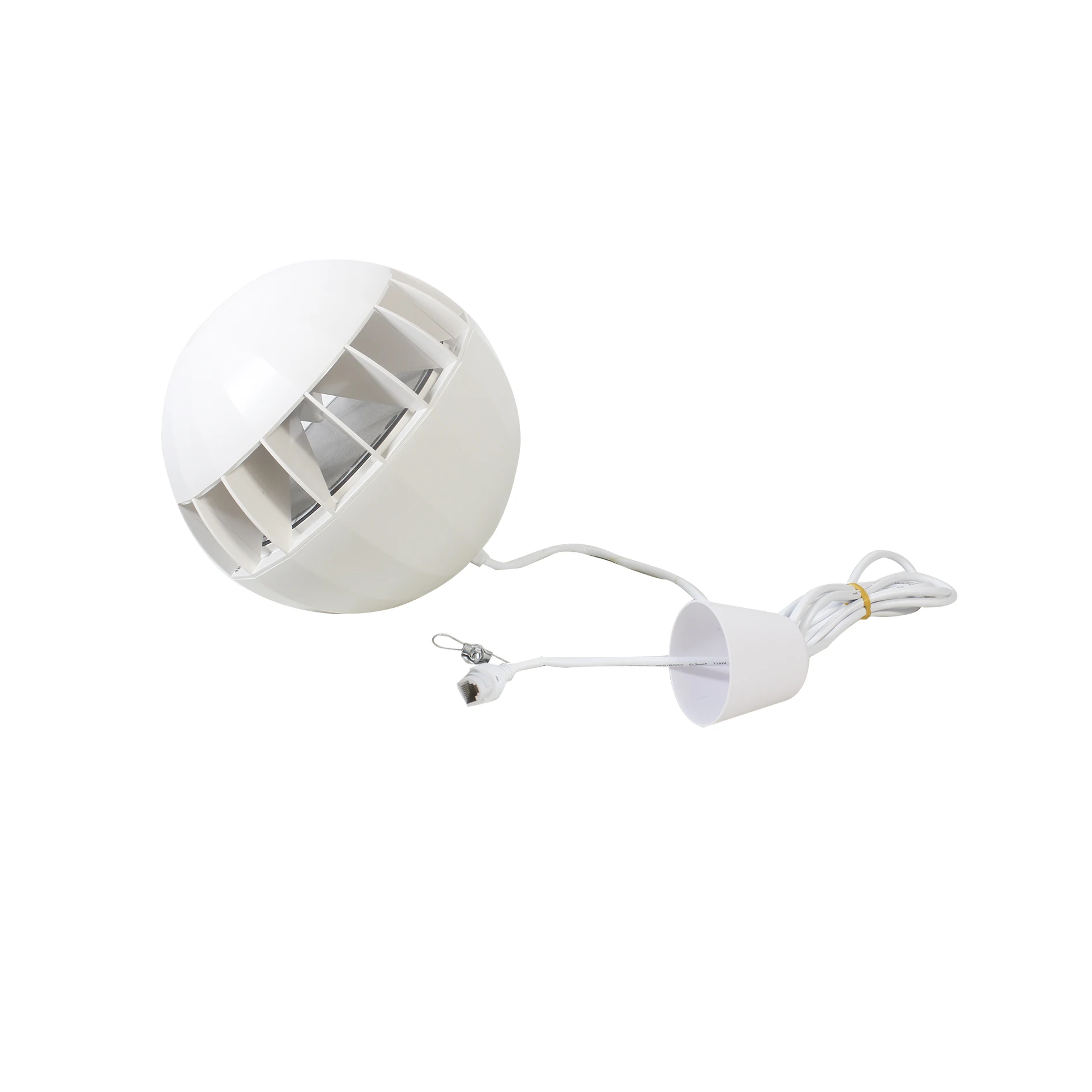 T IP Network Sphere Loudspeaker POE White Ceiling Mount Hanging Speaker With Digital Amplifier