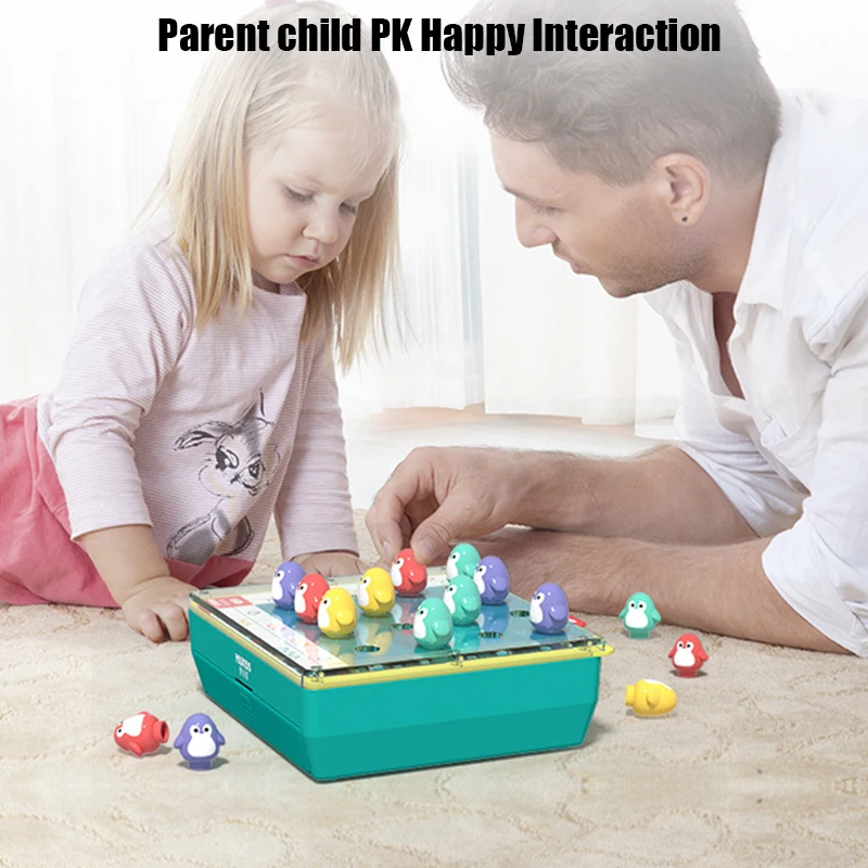 ANU جديد البطريق صفيف اللعب المنطق الدماغ التفكير التدريب الأطفال الذكاء التعليم رقعة الشطرنج ألعاب الهدايا اللعب التفاعلية