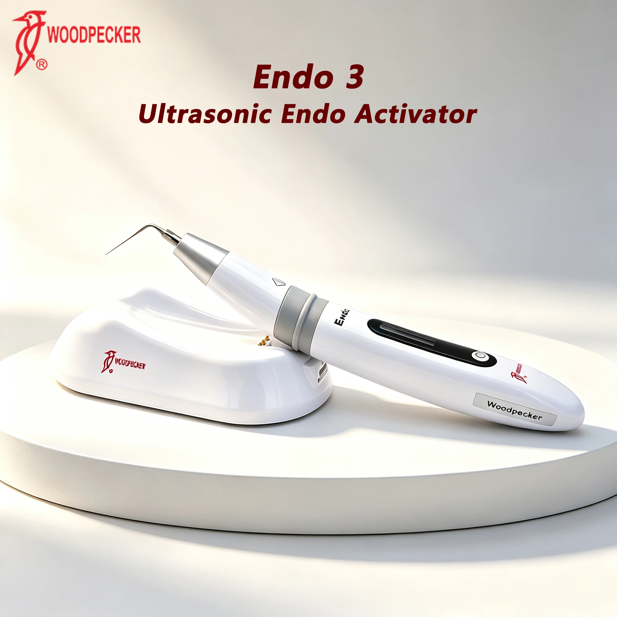 Беспроводной ультразвуковой эндодонтический активатор Woodpecker Endo 3, ирригатор с 3 режимами для очистки корневых каналов, инструмент для лечения зубов