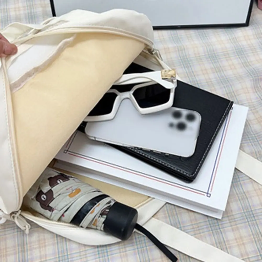 دمية عرض حقيبة كتف يابانية شفافة لون نقي JK لطيف حقيبة كروسبودي حقيبة يد محمولة طالب حقيبة مدرسية فتاة/صبي #4