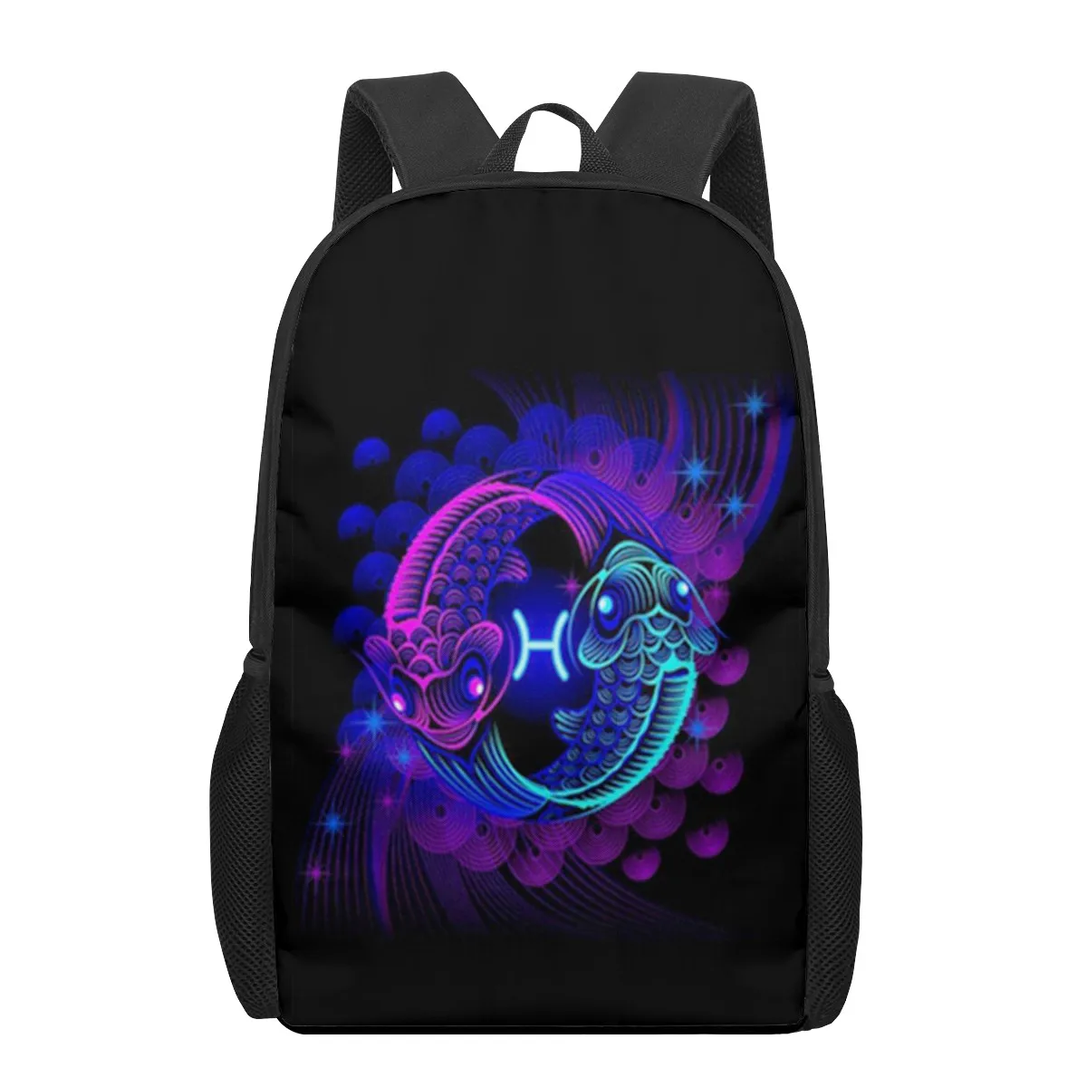 Art 12 Constellations Print Book Bags for Boys Girls Kids School Bag Teenager Casual Shoulder Backpack Woman Men Travel Rucksack