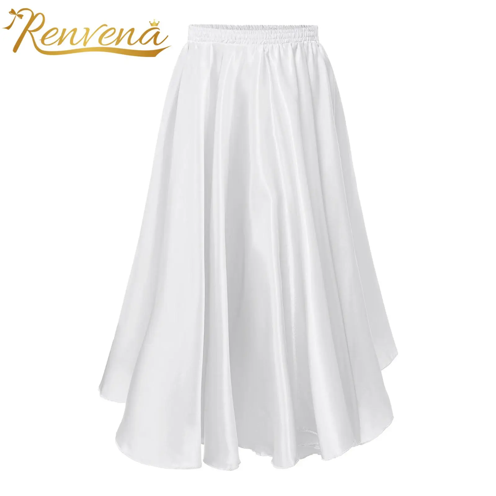 Kids Girls Spanish Flamenco Skirt Latin Tango Bullfight Dance Dress Long Skirts GypsyDancer Performance Costume Belly Dancewear