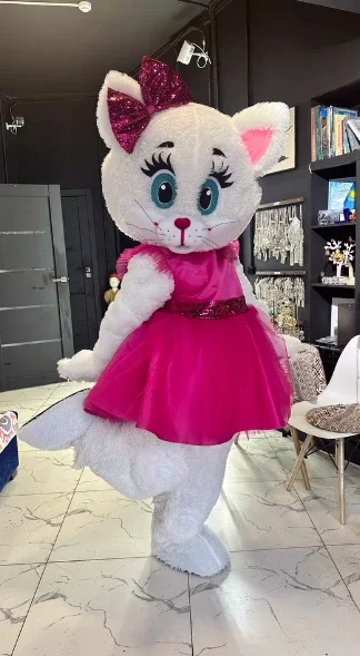 ชุดมาสคอตแมวสิงโตน่ารักสำหรับงานโฆษณา คอสเพลย์ ผู้ใหญ่ ฮาโลวีน คริสต์มาส การแสดงการ์ตูนอนิเมะสัตว์