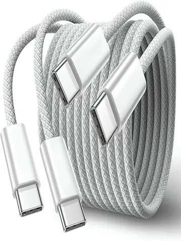 USB-C to Type C Color Cable For Apple iPhone 15 PD 60W Fast Charging For Huawei Xiaomi Samsung Type C Weaving Cable Accessories