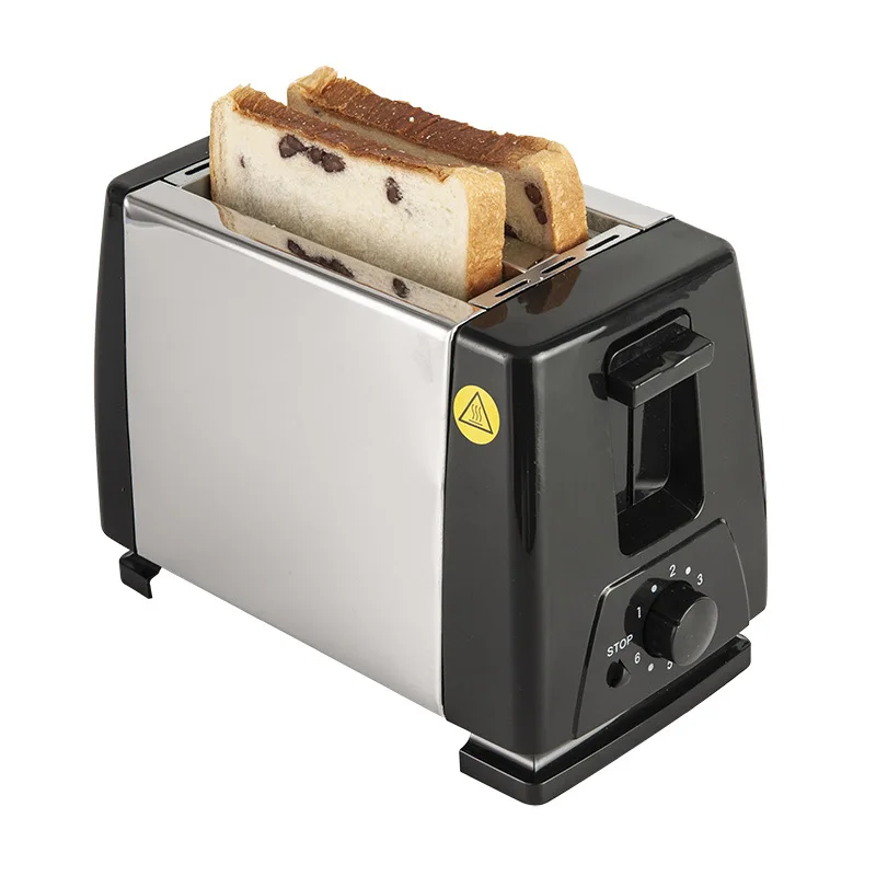 Smart Retro Electric Mini Toaster Oven Auto Pop-Up 2 Slices Sandwich Bread Toaster with Defrosting Warming Function for Home Use