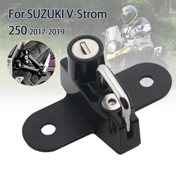 For Suzuki Vstrom 250 2017 2018 2019 2020 2021 DL250 V strom V-strom DL 250 Motorcycle Helmet Lock Bloqueo De Casco