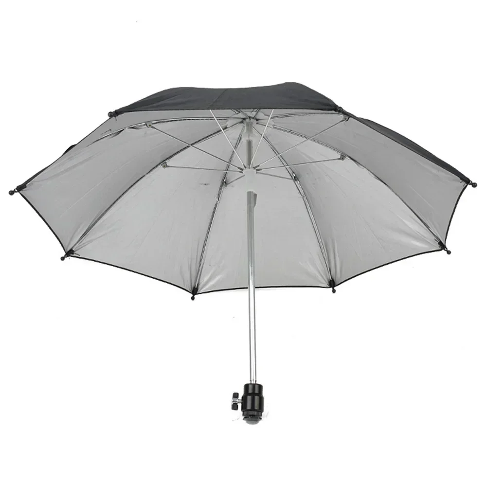 Durable Camera Umbrella Compatible With All Cameras Rain And Sun Protection Adjustable Angle Easy To Carry 19 7 Inches Wide