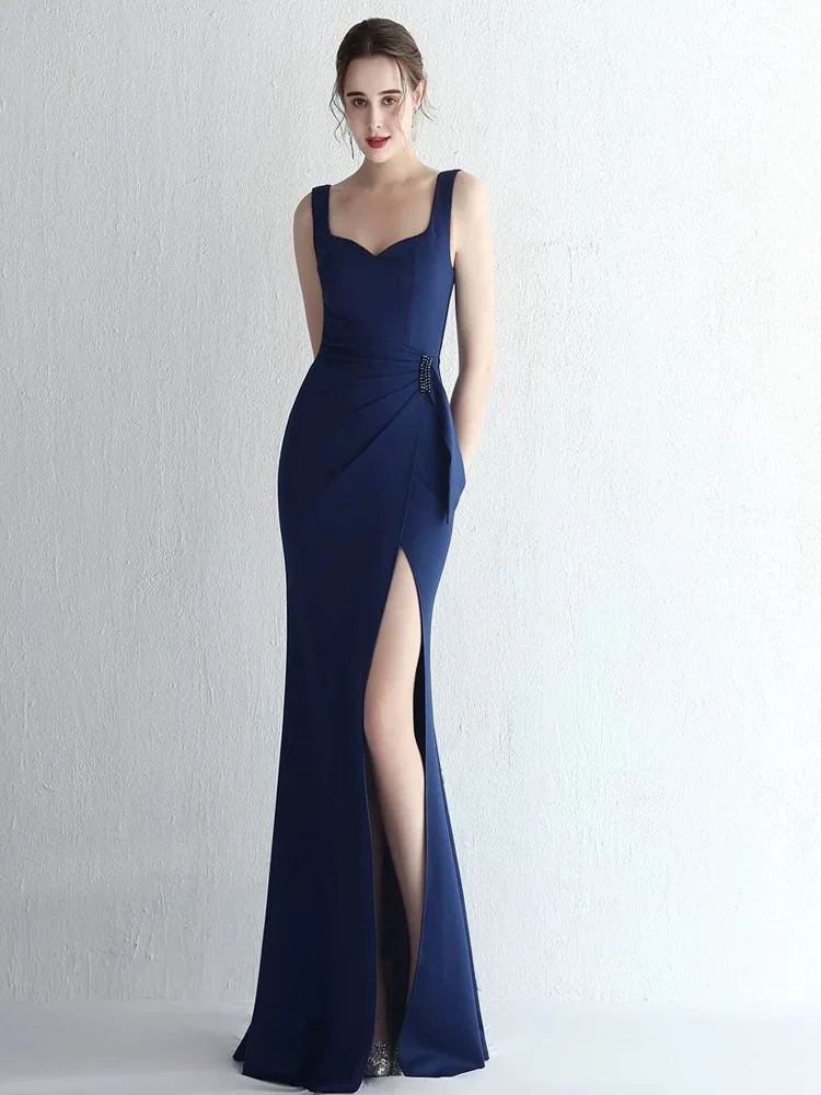 

New No. 58 evening dress for women, high-end fishtail high-end atmosphere, high-end banquet toast dress